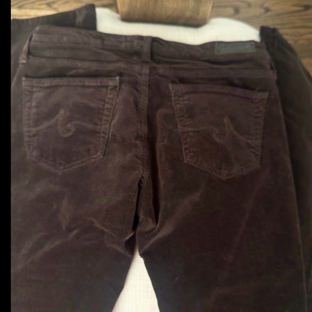 AG Dark Brown Corduroy Pants